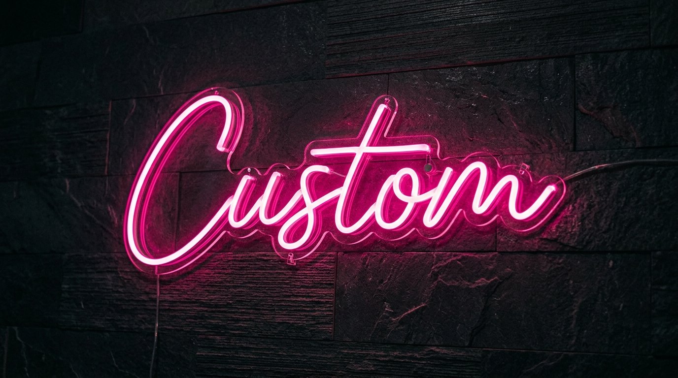 Design Your Own Custom Neon Words